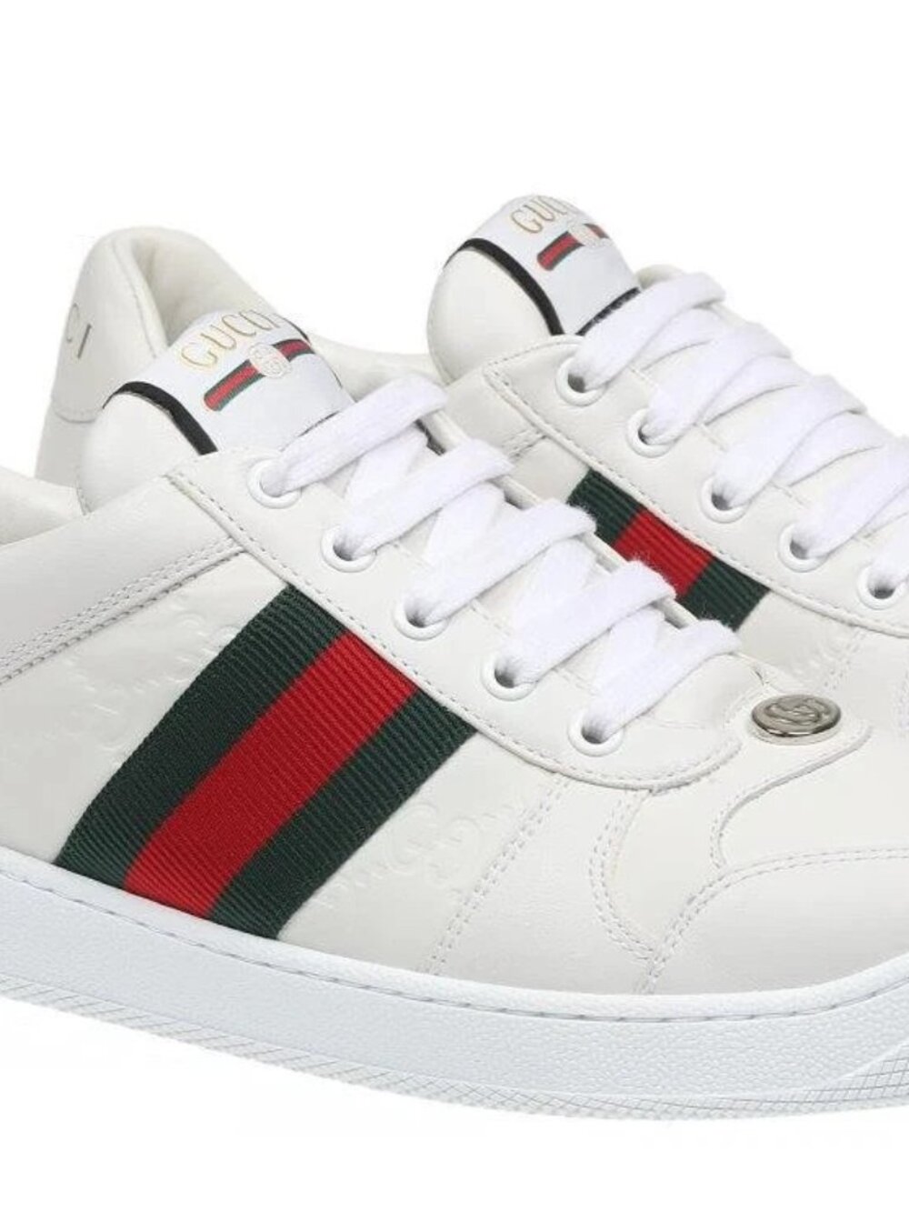 Gucci Screener Leather Sneaker Women's Size 40